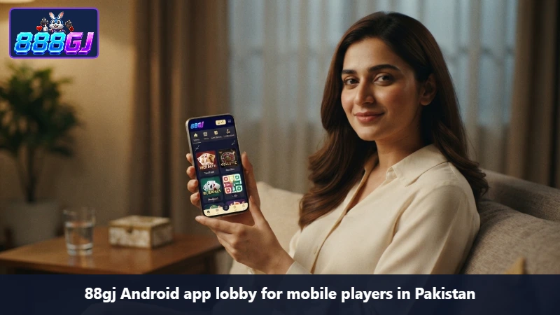 88gj Android app lobby for mobile players in Pakistan